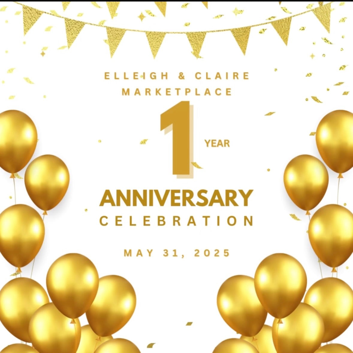 May 31: 1 Year Anniversary ~ More details to come!